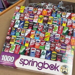 1000-pc Springbok Soda Cans Puzzle (K)